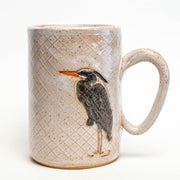 Blue Heron Handmade Ceramic 16 Oz Mug