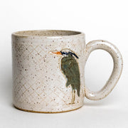 Blue Heron White 10oz Mug